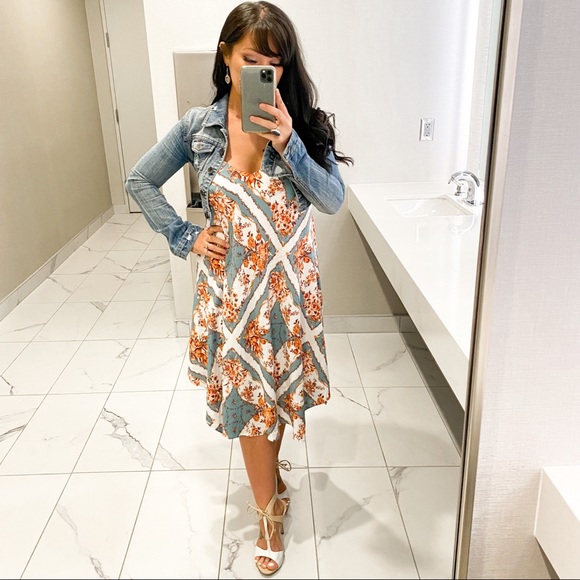 Andree by Unit | Vintage Diamond Floral Tunic Dress - Picture 5 of 5